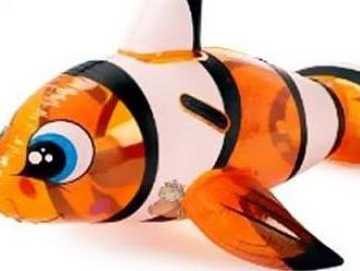 BestWay - nafukovacia vodná hračka ryba Nemo 157x94cm, vhodná pre deti na plávanie.
