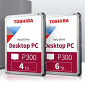 Toshiba uvádí 4TB a 6TB pevné disky P300