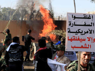 Podporovatelia šiitských milícií vtrhli na veľvyslanectvo USA v Bagdade