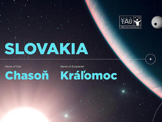 Kráľomoc a Chasoň. Slováci vybrali mená pre svoju exoplanétu a hviezdu