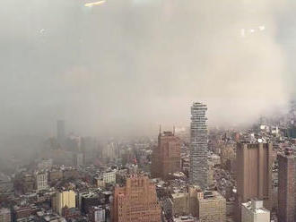 'Apokalyptickú' húlavu v New Yorku zachytili kamery