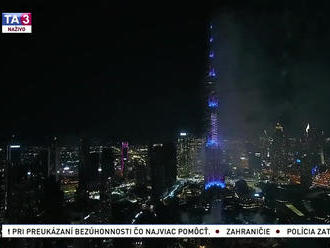 Dubaj ohúril pompéznou šou. Nový rok tam vítali turisti z celého sveta
