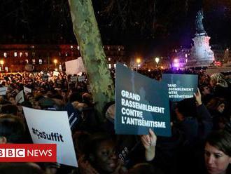 Thousands protest against anti-Semitism in France