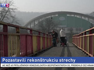V Prešove pozastavili rekonštrukciu strechy hokejového štadióna