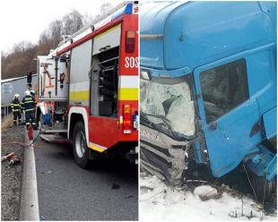 PRÁVE TERAZ Tragická nehoda pri Svidníku: FOTO Cesta je neprejazdná, zrazil sa kamión s dodávkou