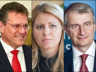 EXKLUZÍVNY prieskum kandidátov na prezidenta: Šefčovič má jasný náskok, boj o druhé miesto