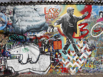 Múr Johna Lennona patrí k symbolom Prahy, vznikla na ňom nová veľká maľba