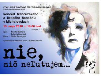 MICHALOVCE: Večer venovaný najväčšej svetovej šansonierke Edith Piaf