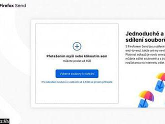 Firefox Send: posílejte soubory bezpečně