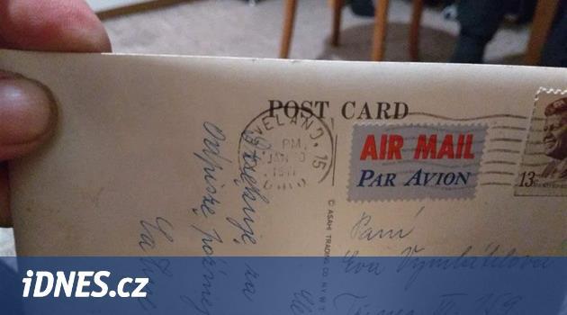 Tajemná pohlednice od tety z Ameriky. K příbuzným do Třince putovala 48 let