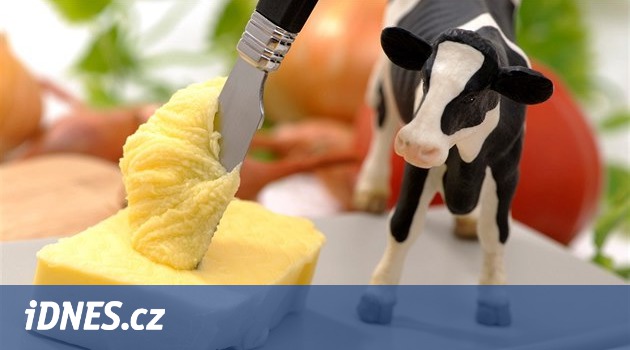 Máslo je dražší než průměr EU. Výroba základních mléčných výrobků klesá