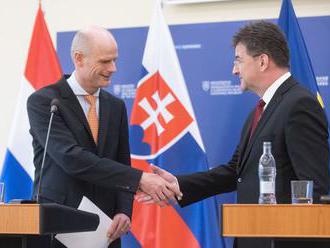 Na Slovensko zavítal holandský šéf diplomacie, stretol sa s Lajčákom