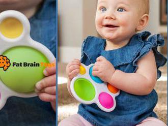 Hra plná objavovania! Senzorická hračka Dimpl pre najmenšie deti od 6 mesiacov.