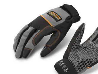 Ochranné rukavice so suchým zipsom XL veľkosť - mimoriadne dobrý úchop pre profesionálov.