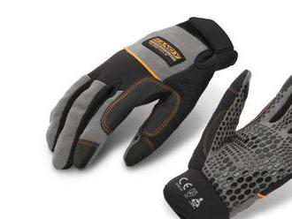 Ochranné rukavice so suchým zipsom L veľkosť - mimoriadne dobrý úchop pre profesionálov.