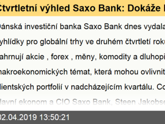 Čtvrtletní výhled Saxo Bank: Dokáže Evropa uhájit svou pozici?