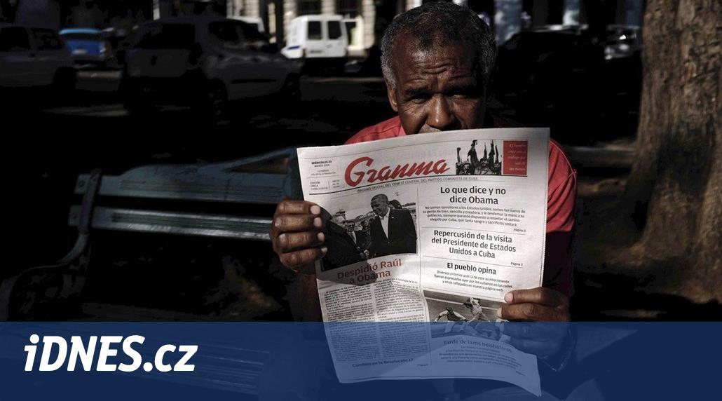 Poslední stránka ještě nevzplála, komunistické noviny na Kubě se ale ztenčí