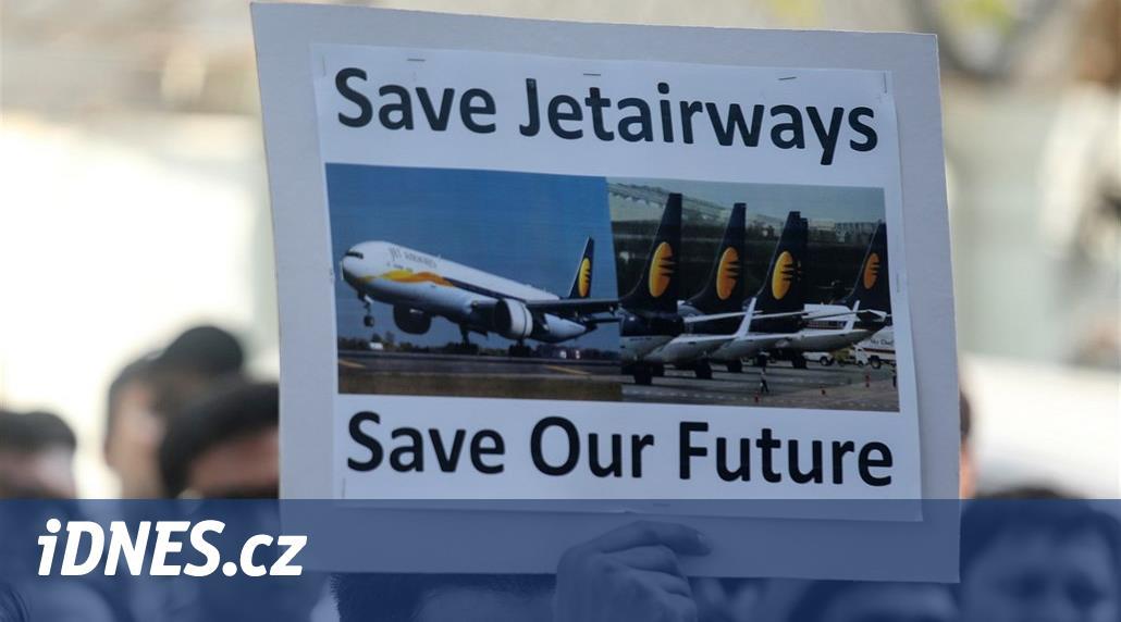 Indické aerolinky Jet Airways pozastavily mezinárodní lety