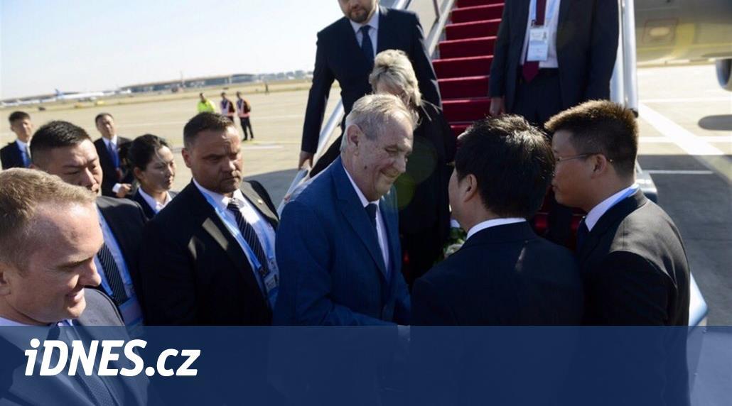 Prezident Zeman zahájil návštěvu Číny. Číňané slíbili miliardové investice