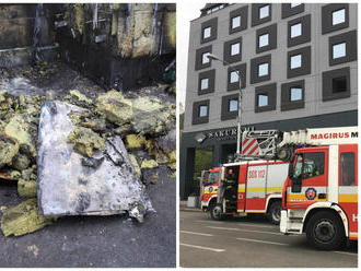 MIMORIADNE Požiar známeho hotela v centre Bratislavy
