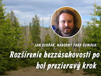Rozhovor: Dvořák z NP Šumava: prirodzená obnova ide lesu veľmi dobre