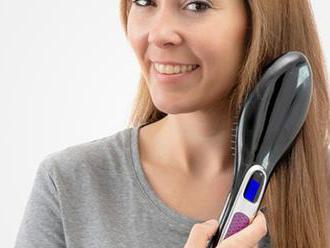 Elektrická uhladzujúca kefa na vlasy InnovaGoods 220W, pre jednoduchšiu úpravu vlasov.