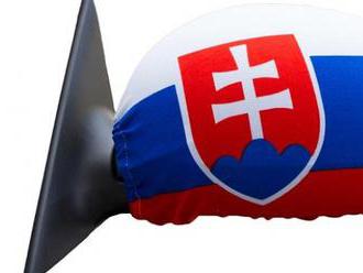 Návleky na spätné zrkadlá s motívom Slovenskej vlajky. Povzbuďte našich športovcov!
