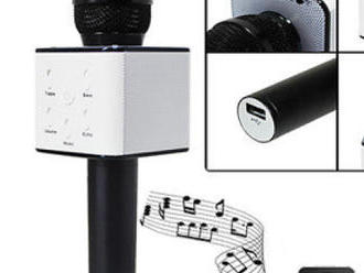 Karaoke mikrofón s integrovaným reproduktorom