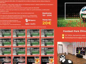 Football park Žilina - najfutbalovejšia párty pre všetkých - 17 zľavových kupónov do Football parku.