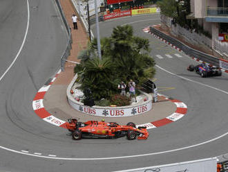 Leclerc bol najrýchlejší v tréningu na VC Monaka,Vettel havaroval