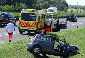Halálos baleset az M5-ös autópályán Kecskemét