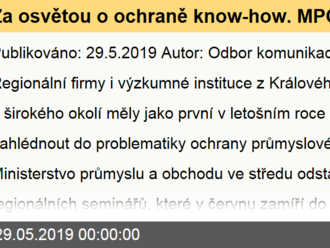 Za osvětou o ochraně know-how. MPO v Hradci Králové odstartovalo cyklus regionálních seminářů