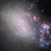 Hubble se podíval na galaxii, již kolize změnila v rodiště nových hvězd