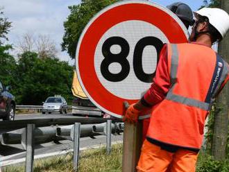 Francie mění nejvyšší povolenou rychlost, pokus s plošnými 80 km/h skončil fiaskem