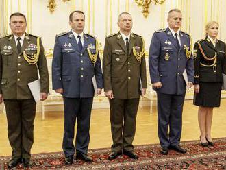 Prezident Kiska vymenoval nových generálov polície a ozbrojených síl