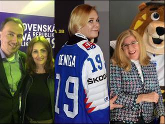 Ministerky v hokejovom ošiali, FOTO s legendami: Saková vo vlastnom drese, veľká česť pre Matečnú