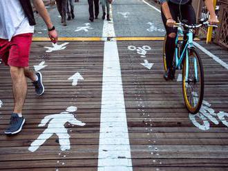 Piešťany chcú vybudovať bezpečné cyklotrasy, o nový chodník sa budú cyklisti deliť s chodcami