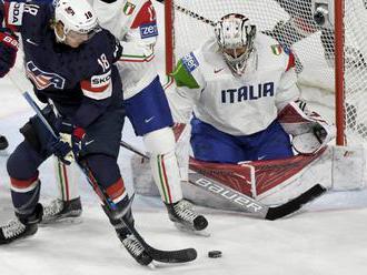 Záchrana medzi elitou na MS v hokeji 2019 má cenu zlata, tvrdí brankár Talianska Bernard