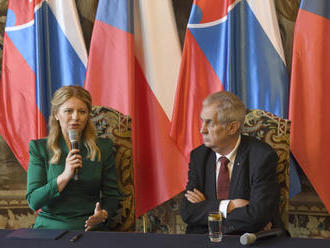 Zeman ocenil, že Čaputová podporuje Český dům v Bratislavě