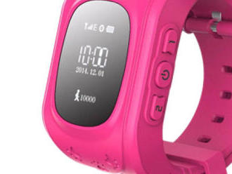 GPS inteligentné hodinky so sledovacím zariadením a SOS tlačidlom pre deti - Ružové.