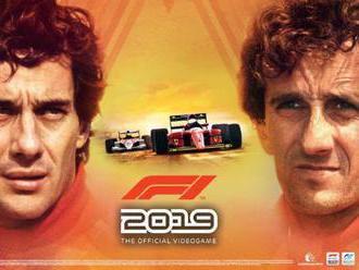 Plakát s Ayrtonem Sennou a Alainem Prostem k F1 2019