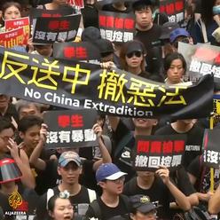 Další obrovská demonstrace v Hongkongu