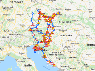 Cesta do Chorvatska - aktualizovaná mapa překážek a omezení od BESIPu