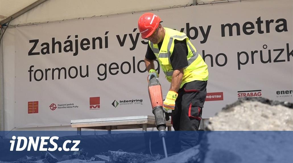 VIDEO: Stavba metra D začala na Pankráci geologickým průzkumem