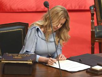 Slovensko má prvú prezidentku, Čaputová zložila sľub a prevzala palác