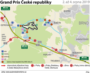 Grand Prix v Brně budou provázet přísná bezpečnostní opatření