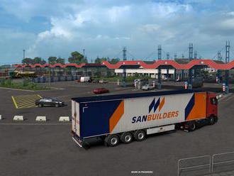 Euro Truck Simulator 2 ukazuje hraniční přechody na cestě k Černému moři