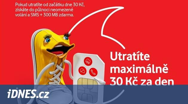 Vodafone slibuje, že neutratíte více než 30 korun denně - iDNES.cz