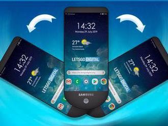 Samsung experimentuje: Takto má vyzerať ich telefón s 3 displejmi!