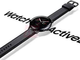 Zábery ukazujú Samsung Galaxy Watch Active2 hodinky